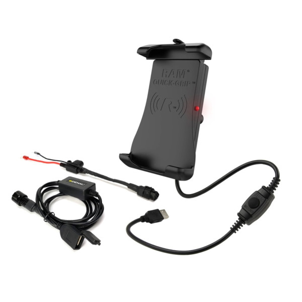 Denali RAM® Quick-Grip™ Wireless Charging Phone Mount with DENALI CANsmart™ Connection